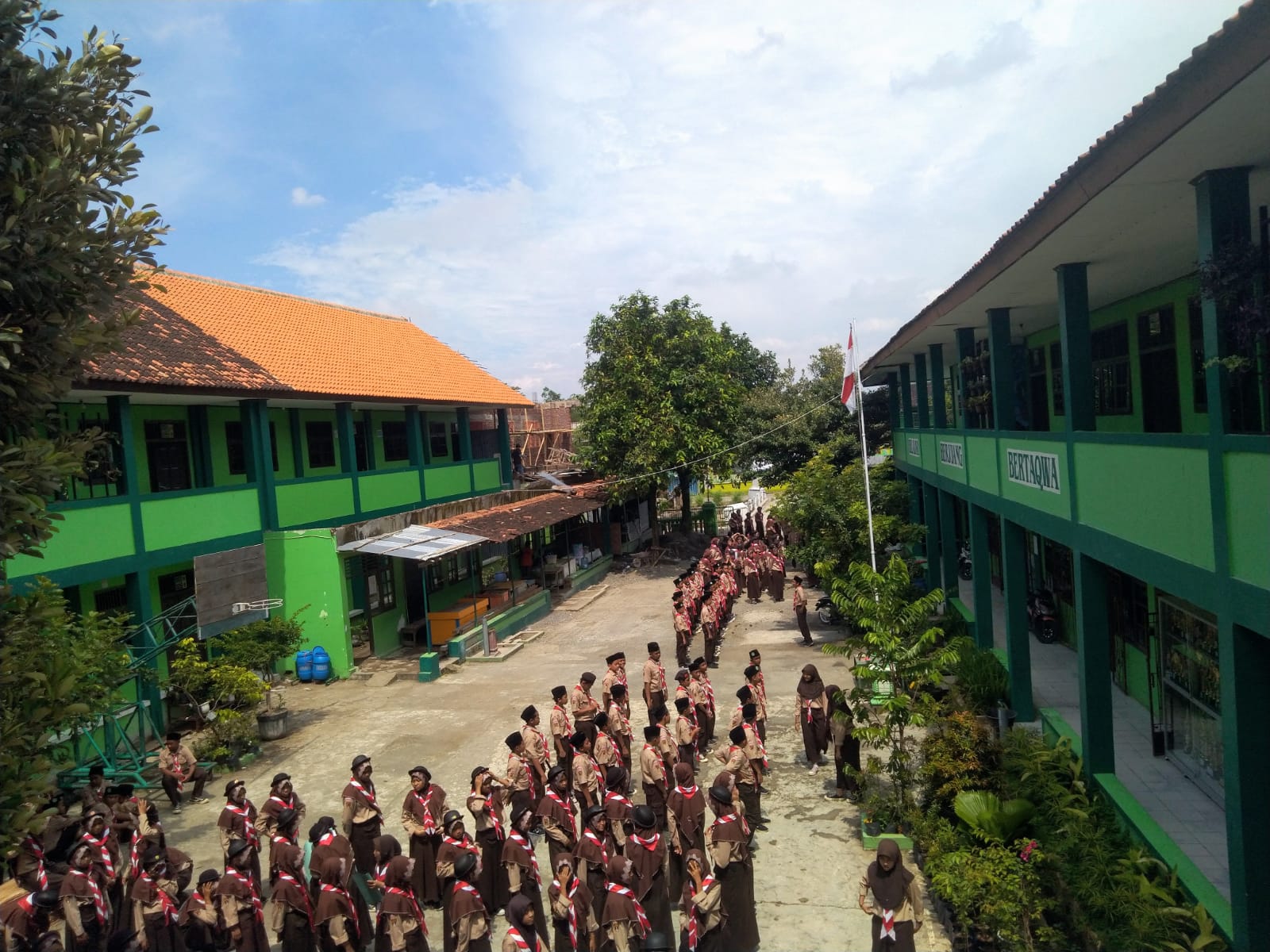 foto kegiatan ekstra pramuka